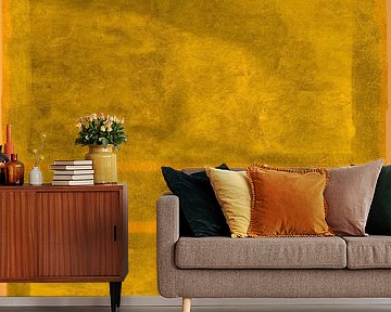 Gelb auf Gelb, abstrakt von Rietje Bulthuis