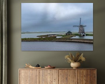 Molen het Noorden in Oosterend - Texel. van Norbert Versteeg