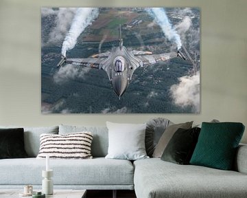 Dark Falcon F-16 Demo kist Belgische Luchtmacht. van Jaap van den Berg