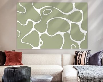 Abstract organic shapes by Mad Dog Art