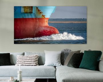 Détail de l'ampoule Maersk Montana sur Luc De Cock