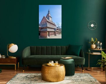 Noorse Staafkerk in Hahnenklee in het Harzgebergte