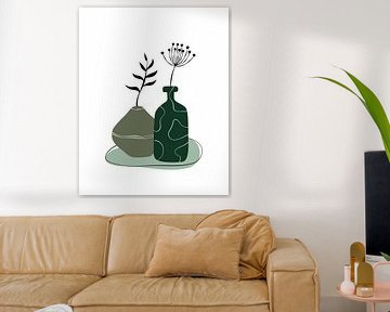 Vases avec plantes sur Studio Miloa