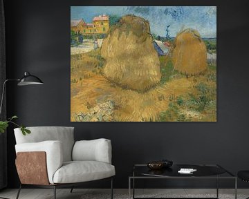 Weizenstapel in der Provence, Vincent van Gogh