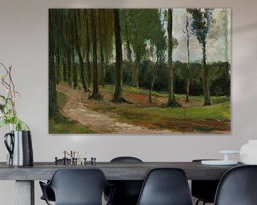 Rand van een bos, Vincent van Gogh