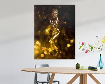 Gold Girl in Gold Storm