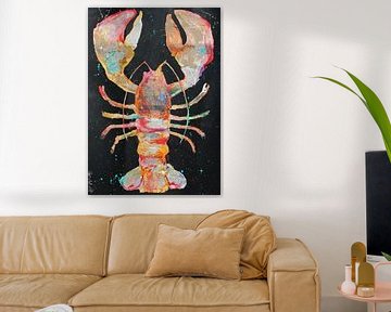 Arty Lobster II van Atelier Paint-Ing