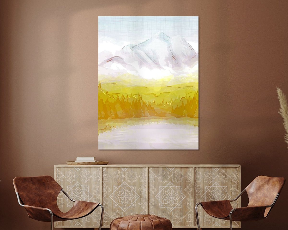 Example of the artwork in a room