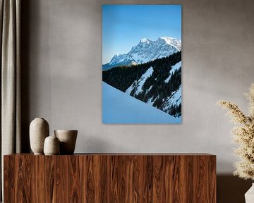 Zugspitze im Winterkleid von Leo Schindzielorz