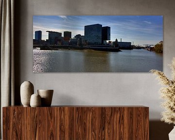 Düsseldorf harbor panorama