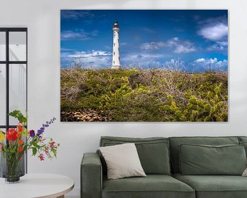 Lighthouse on the island of Aruba / Caribbean. by Voss Fine Art Fotografie