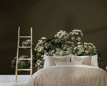 Delft blue Still Life with Flowers 2. New Country. by Alie Ekkelenkamp