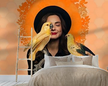 Parrot Love van Moonheart Artworks