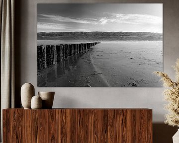 Het strand bij Bergen aan Zee