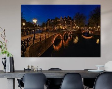 Brug over de Keizersgracht Amsterdam