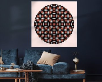 Voronoi Kaleidoscope van Frido Verweij
