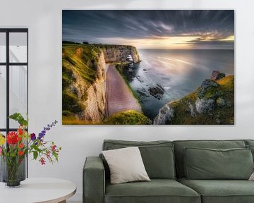 Steilküste bei Etretat in der Normandie in Frankreich von Voss Fine Art Fotografie
