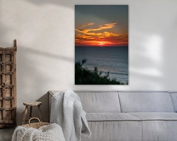 Zonsondergang Portugal Westkust | Strand fotografie kleur van Studio Stoks
