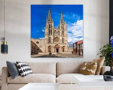 Kathedraal van Santa Mary in Burgos, Spanje van Ivo de Rooij