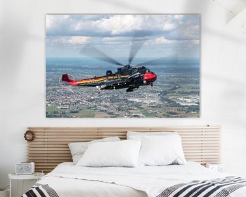 Westland Sea King Helicopter Belgische luchtmacht. van Jaap van den Berg