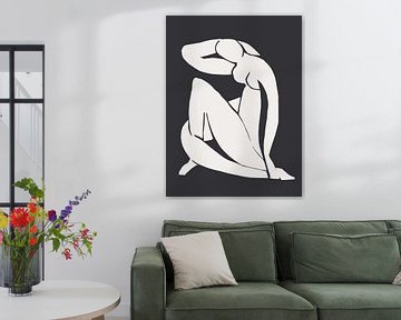 Weiblicher Akt Inspiriert von Henri Matisse von Mad Dog Art