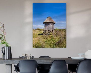 Uitkijktoren bij Altbessin op het eiland Hiddensee