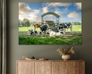 Twentse koeien van Frans Nijland