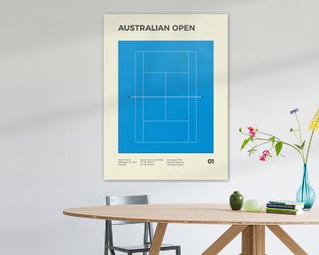 Australian Open - Grandslam Tennis von MDRN HOME
