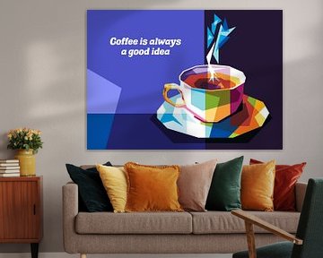 Pop Art Koffie van Dico Hendry