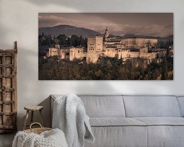 An evening at the Alhambra, Granada, Spain