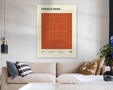French Open - Grand Slam Tennis van MDRN HOME