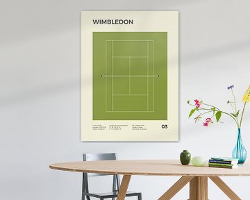 Wimbledon - Grand Slam Tennis van MDRN HOME