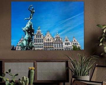 Antwerpen Urban  Antwerpen Grote Markt van Blond Beeld