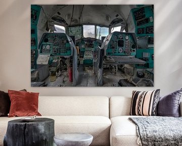 Cockpit einer MIL Mi-26