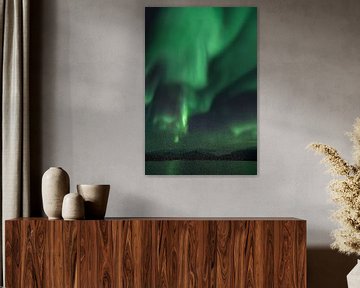 Aurora Borealis über dem See Torneträsk von Jiri Viehmann