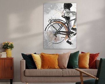 Fiets aquarel sport #bike