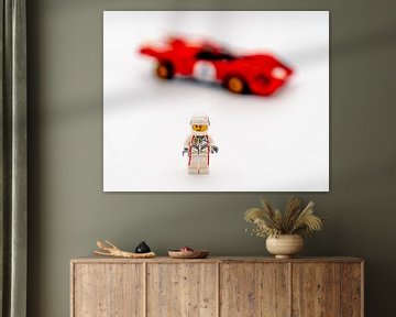Lego Ferrari 512M scherpte diepte / minifigure van Sonia Alhambra Mosquera