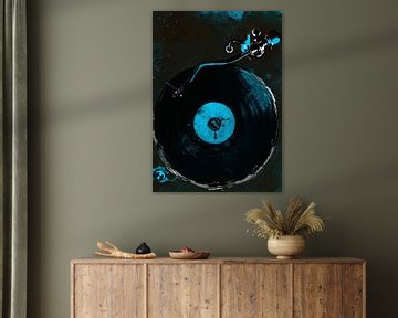 Vinyl aquarel kunst #vinyl