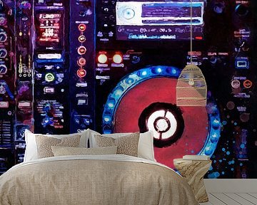 DJ-Set Aquarellmalerei #dj