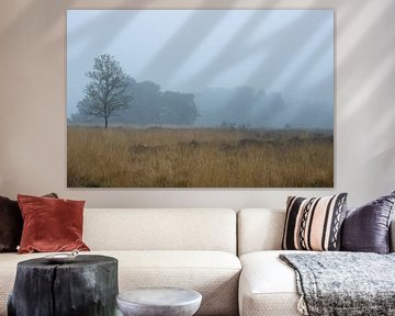 Foggy morning on the Regte Heide. by Bianca Ansems