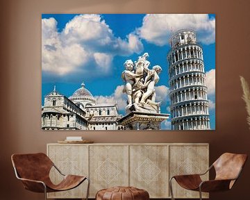 Schiefer Turm von Pisa von Ilya Korzelius