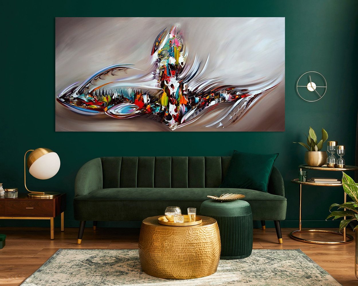 Example of the artwork in a room