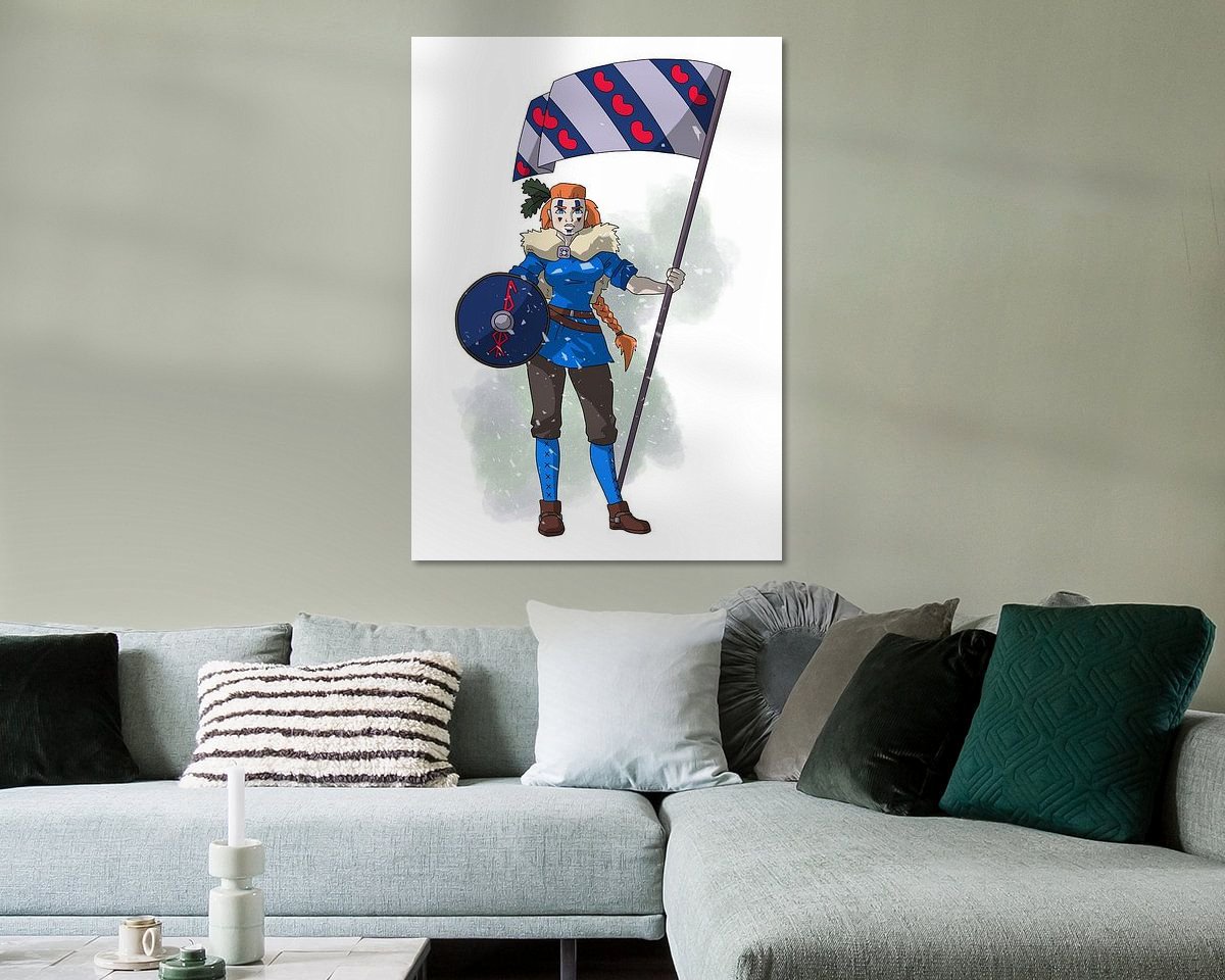 Example of the artwork in a room