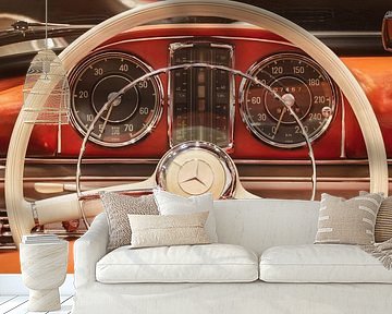 The classic Mercedes SL Pagode convertible by Martin Bergsma