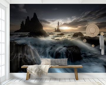 Atmosferisch kustlandschap op IJsland van Voss Fine Art Fotografie