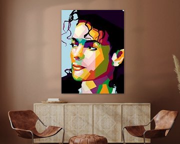 Michael Jackson in Pop-art Trends van miru arts