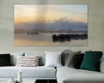 Nebel über dem Teich. von Anneke Hooijer