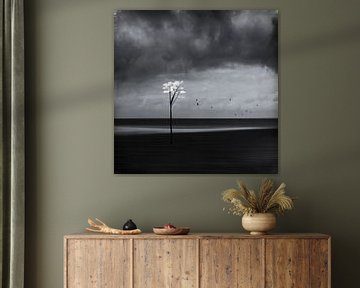Wolkenboom - Abstracte foto compositie van Dirk Wüstenhagen