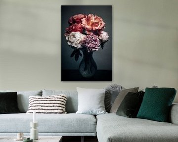 Pivoines dans un vase