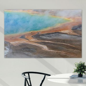 Grand Prismatic Spring Yellowstone sur Mirakels Kiekje